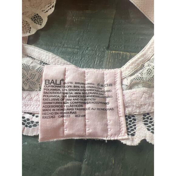 Bali Wireless Pink Bralette Size XXL - Picture 3 of 3